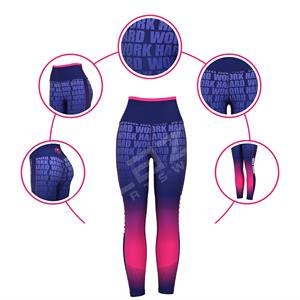 Leggings de Yoga Personalizados, Sólidos, de Cintura Alta, Transpirables, Antiestáticos, de Secado Rápido, Ligeros y con Cintura Elástica - Product Image 4