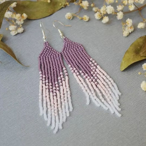Beaded Handmade Statement Drop <b>Earrings</b> Stylish Fashion Seed Beads <b>Earrings</b> hand embroidery <b>earrings</b> for Women and <b>Girls</b> - Product Image 1