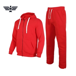 Alta calidad Full Zip Athletic Gym Jogging personalizado invierno para hombres 2 piezas Chándales casuales para hombres Diseño Hombres Trajes de chándal - Product Image 1