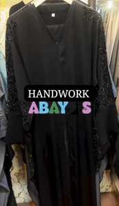 Vêtements musulmans traditionnels islamiques élégants et modestes pour femmes belles Abayas Style formel Dubaï-Accessoire inclus - Product Image 2