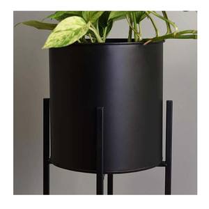 Precio más barato soporte de flores de Metal recubierto de negro decoración interior y exterior maceta diseño de jarrón boda hogar decoraciones de esquina lateral - Product Image 4