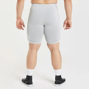กางเกงขาสั้นเล่นยิมของผู้ชายกางเกงขาสั้นโพลีเอสเตอร์สำหรับออกกำลังกายแบบลำลองพร้อมโลโก้ OEM สำหรับผู้ใหญ่2024 - Product Image 6