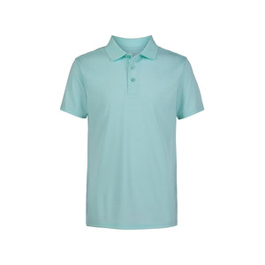 Logo Poliéster Color sólido Camisetas Uniforme Golf Polo Bordado Polo para hombres - Product Image 1