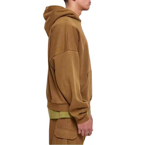 Nouveau survêtement en coton pour hommes à la mode élégant pour l'hiver lavage à l'acide Jogging survêtement sweat à capuche personnalisé ensemble en détresse grande taille - Product Image 3