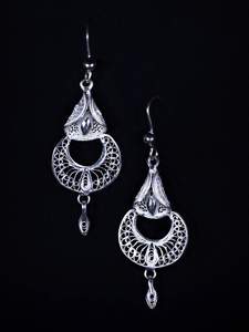 Best Selling High Grade <b>Silver</b> <b>Dangle</b> Stud <b>Earrings</b> Glittering Shine High Quality Product Direct From Indian Supplier - Product Image 2