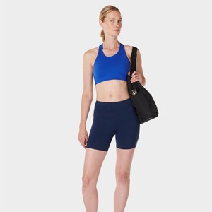 Pantalones cortos de Yoga de cintura alta sin costuras de verano para chica personalizados, mallas deportivas elásticas, pantalones cortos de mujer, pantalones cortos de gimnasio para levantar glúteos - Product Image 2