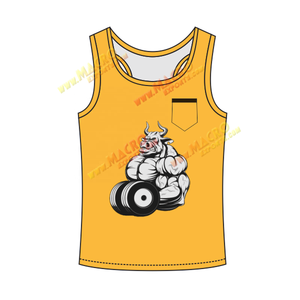 เสื้อกล้ามออกกำลังกายผ้าระบายอากาศได้ดีสำหรับผู้ชายทุกเพศเสื้อแข่งแบบลำลองหลากสไตล์หลากสี - Product Image 1