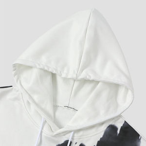 Sudaderas con capucha para hombre de algodón 100% de gran tamaño con diseño transpirable logotipo personalizado sublimación ropa de calle patrón bolsillo para invierno - Product Image 5