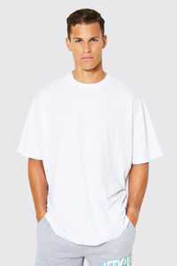 Trendin doux t-shirt pour hommes et t-shirt à manches courtes surdimensionné 100% coton pour hommes - Product Image 2
