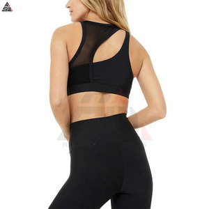 Nouveauté : Ensemble de yoga 2 pièces taille plus, léger et respirant, soutien-gorge de sport et legging taille haute, fabriqué au Pakistan, OEM/ODM - Product Image 5