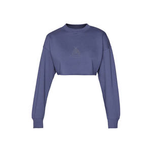 Sudadera con Capucha de Manga Larga de Invierno de Primera Calidad, Sudadera Corta con Estampado de Serigrafía para Mujer, Sudadera Corta con Logotipo Personalizado, 100% Algodón - Product Image 5