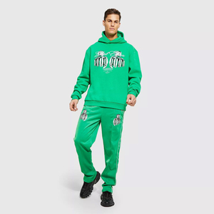 Impression personnalisée Broderie Logo Pull Slim Fit Jogging Homme Survêtement Pantalon de survêtement Pas Cher Ensemble Sweat à Capuche et Jogger pour Hommes - Product Image 1