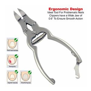 Coupe-ongles en acier inoxydable, outil de soin de beauté de haute qualité, ouverture large pour une coupe précise des ongles, manucure et pédicure - Product Image 5