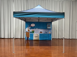 Nhuộm thăng hoa chuyển giao in ấn 10x10 thép tùy chỉnh Tán lều quảng cáo Pop Up lều cho triển lãm thương mại hiển thị các sự kiện ngoài trời - Product Image 4