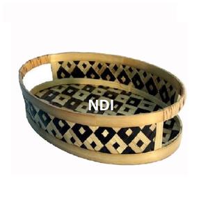 Producto de Venta caliente forma personalizada dulce o comida bandeja para servir vajilla decoración chapado en oro bandeja de Metal para servir - Product Image 3