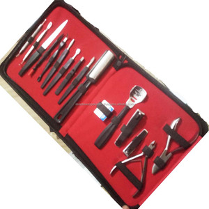 ASAP Customisable Professional Nail Care <b>Kit</b> Eco-Friendly Manicure Set Stainless Steel <b>Tools</b> 5-in-1 Nail Clipper Carbon <b>Bag</b> - Product Image 3