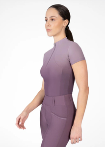 Camiseta de Equitación para Mujer OEM, Ajuste Atlético, Tejido Elástico Transpirable, Camiseta de Manga Corta para Montar a Caballo - Product Image 2