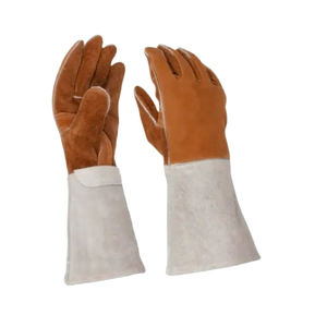 Gants de sécurité en cuir de vachette personnalisés Gants de travail de construction industrielle avec une protection élevée pour l'industrie du cuir - Product Image 4