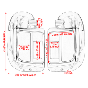 Caja de Guantes Ventilada Inferior para Motocicleta, Impermeable, para Harley Touring Road King Street Electra Glide Ultra 2014-2023 - Product Image 4