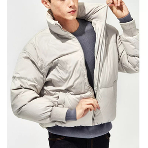 Unisex High Quality Puffer jacket with free bag to carry Blank Puffer <b>Coat</b> with <b>Lined</b> Hood and high face covering - Product Image 6
