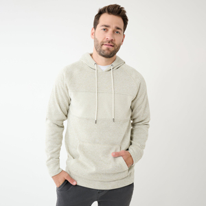 Sweat à capuche surdimensionné en coton personnalisable pour hommes Pull court de luxe Streetwear solide Sweatshirts à capuche pour hommes lourds - Product Image 1