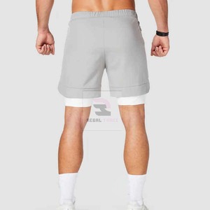 Wholesale Solid Pattern Double Layered <b>Gym</b> <b>Shorts</b> Casual Eco-Friendly Lace Decorated Breathable Adjustable <b>Shorts</b> - Product Image 4