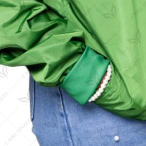 Logotipo bordado de ropa griega cortavientos con media cremallera AKA personalizado para Sorority & Fantarnity Premium Nylon Construction - Product Image 6