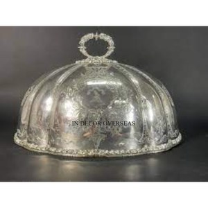 Look Classique Hôtel Et Restaurant Alimentaire Servir Premium Qualité Métal Argent Brillant Plat Poli De L'Inde À Prix Impressionnant - Product Image 2