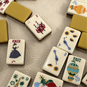 <span class=keywords><strong>LA</strong></span> VIE EN Paris Mahjong Acrílico con Temática Dramática, 160 Piezas de Fichas Americanas Talladas - Product Image 6