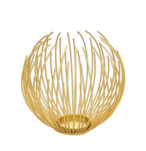 Porte-bougie en métal au design classique, qualité supérieure, taille personnalisée, doré, fait main, pour la décoration de la maison - Product Image 1