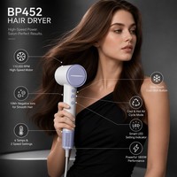 Sèche-cheveux BLDC haute vitesse 110 000 tr/min, 1600-1800W, intelligent à ions négatifs, avec logo personnalisé pour usage domestique, économique