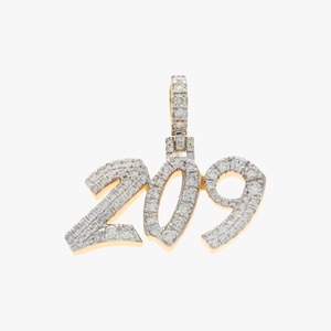 Colgante de Letra con Diamantes de Moissanita Engastados en Oro Amarillo de Lujo Unisex, Chapado en Rodio, Joyería Hip-Hop Personalizada para Hombre, Certificado IGI - Product Image 3