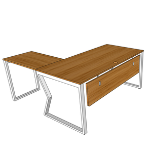 BFMB010-MBamboo 160x160cm L-Shaped Corner <b>Desk</b> Solid Wood Computer or Laptop Table Portable and <b>Foldable</b> with Simple Design - Product Image 5