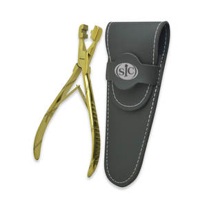 Pinces en forme de U en acier inoxydable couleur or Extensions de cheveux Fusion Style droit élégant emballé dans un sac Outils d'extension de cheveux - Product Image 3