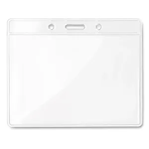 Porte-badge transparent personnalisé BADGY, accessoire de merchandising sur mesure - Product Image 1
