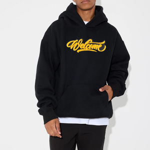 Sudaderas con Bordado Chenille para Hombre de Primera Calidad, Ligeras, Precio al por Mayor, Totalmente Personalizadas - Product Image 1