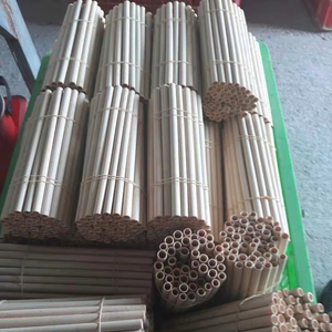 Premium Bamboo <b>Straws</b> Set <b>Reusable</b> Biodegradable Natural Drinking <b>Straws</b> with Nylon Brush Wholesale Gift Box - Product Image 1