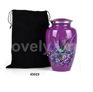 Urne de crémation de pêcheur pour les cendres humaines 1-200 pouces cubes urne de pêche au coucher du soleil pour les cendres adultes grande urne avec sac en velours gratuit - Product Image 5