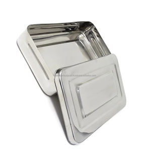 Boîte à instruments médicaux en acier inoxydable 12x5x2.5 Récipient de stérilisation et de stockage Récipient médical réutilisable en acier inoxydable - Product Image 3