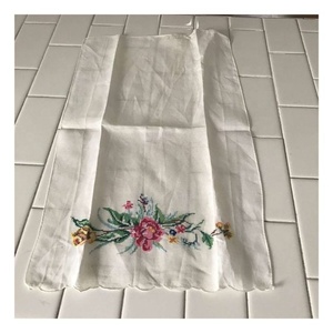 Serviette de cuisine en coton mélangé à imprimé numérique personnalisé motif herbe, serviette à thé, OEM ODM, faible MOQ, vente en gros directe usine - Product Image 2