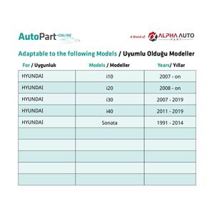 Clip de Adorno para Hyundai i10 i20 i30 i40 Sonata - 1 Pieza - Product Image 4