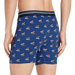 Boxers pour hommes en coton confortable 4XL Taille mi-haute Bonne qualité Sans étiquette Logo à la taille Matière en maille Lavage en machine Séchage à l'air chaud - Product Image 4