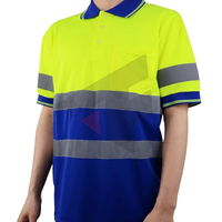 Camiseta Polo de Seguridad de Alta Visibilidad Personalizada para Hombre, para Trabajos de Construcción, Material de Poliéster, Color y Talla Personalizables, Transferencia Térmica