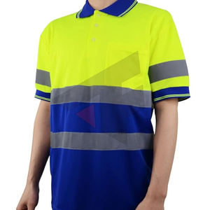 Camisetas de Alta Visibilidad Personalizadas con Camisetas de Trabajo de Construcción, Camiseta Polo de Seguridad de Poliéster y Algodón - Product Image 4