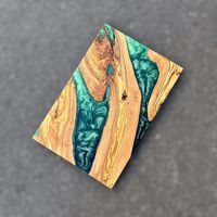 Harsen houten snijplank in meerdere kleuren, 1,5 cm dik, veelzijdig hulpmiddel voor snijden, serveren, snacks, voedselpresentatie, eenvoudig in gebruik.