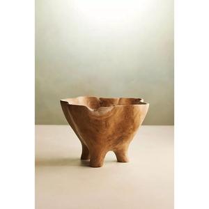 Cuenco Decorativo de Madera de Acacia para Frutos Secos, Artesanía, Pulido, Estilo Vintage, para Servir Comida en Fiestas, Decoración de Mesa, Ecológico - Product Image 6