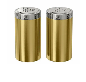 Meilleures ventes Salière et poivrière polie en or Outil d'épices aux herbes de meilleure qualité Les maisons/hôtels/restaurants utilisent des poivrières à épices - Product Image 1