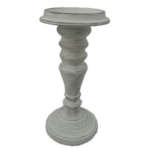 Soporte de pilar de vela de aluminio de Venta caliente soporte de vela de Color plateado pulido para boda y decoración del hogar hecho a mano - Product Image 1