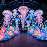 Projets de festival des lanternes sur le thème de l'océan avec des solutions d'éclairage clés en main pour les parcs à thème, les aquariums et les destinations touristiques culturelles