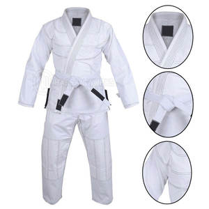 HASSAN WORKS INDUSTRY Service OEM, uniforme de BJJ pour hommes en coton 100%, léger, couleur unie, respirant, de haute qualité - Product Image 2